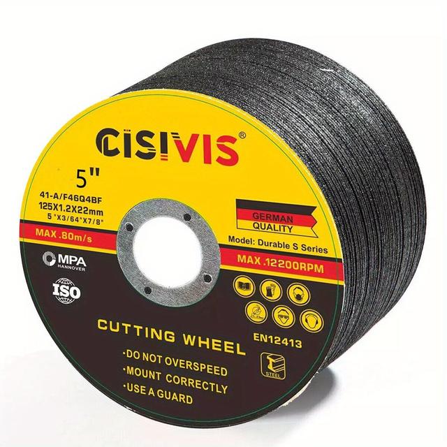 TEMU 50pcs 125mm Ultra Thin 1mm Metal Cutting Blade Disc For Steel & Stainless Angle