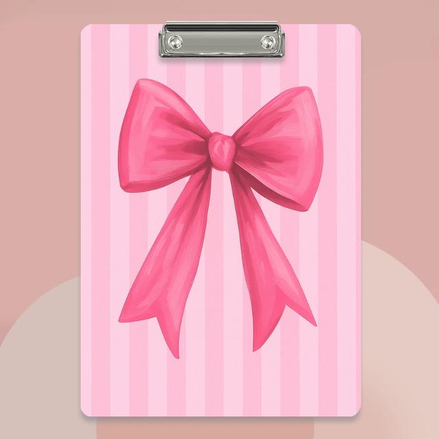 TEMU 1 قطعة، مجلد بحجم A4، بفيونكة أرنب وردي، تخزين ملفات متعدد الوظائف، ملف محمول، مناسب للمكتب، الاجتماعات، قرطاسية مكتبية متعددة الوظائف