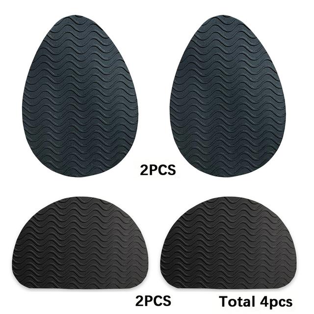 TEMU Juego de 4 Almohadillas Antideslizantes para Suelas - Inserciones Adhesivas con Gran , Reparación y Estabilidad Mejorada, Reducción del Ruido, Plantillas Protectoras para Zapatos & Botas