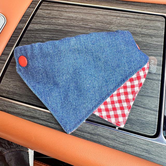 TEMU Triangle Collar Pet Clothes Apparel Small Dogs Puppy Outfit Stylish Cute Comfortable Accessories Collar