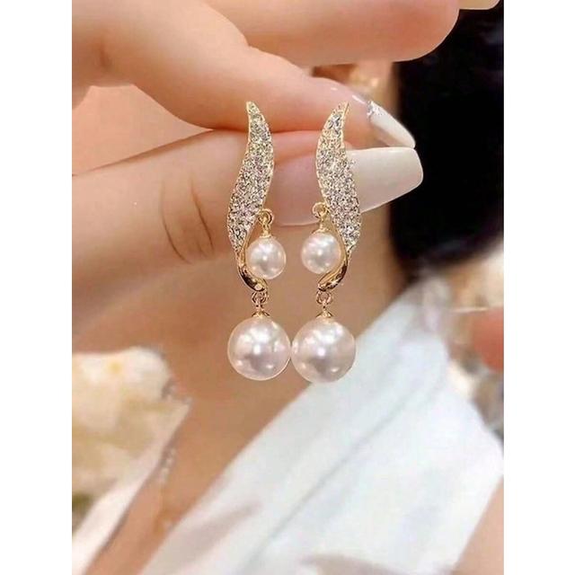 TEMU 1-pair 1 Birthstone Earrings Suitable For Any Occasions, Bohemian & European Style Dangle/stud Earrings For, Luxury Gift For Parties, Weddings, Birthdays, Wear