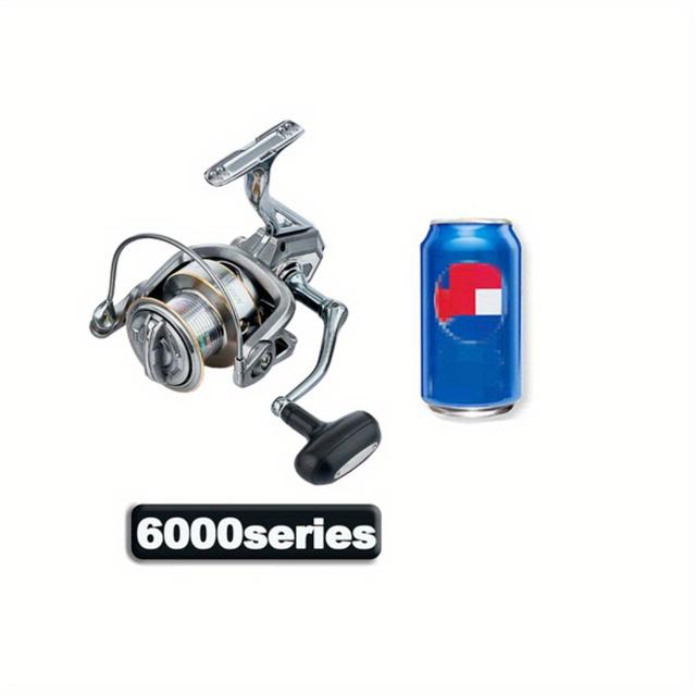 TEMU Mbln Brand, 90% Full Metal, 25kg/55lb, Spinning Fishing Reel, Alloy Foot, Alloy Handle, Alloy Gear, Smooth And Durable