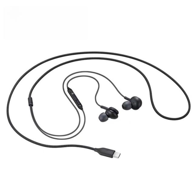 TEMU Type-c In-ear Headphones With Wire Control | Compatible With Type-c Interface Electronic Devices | High-definition Calling With Active Noise Cancellation | Features Volume Adjustment