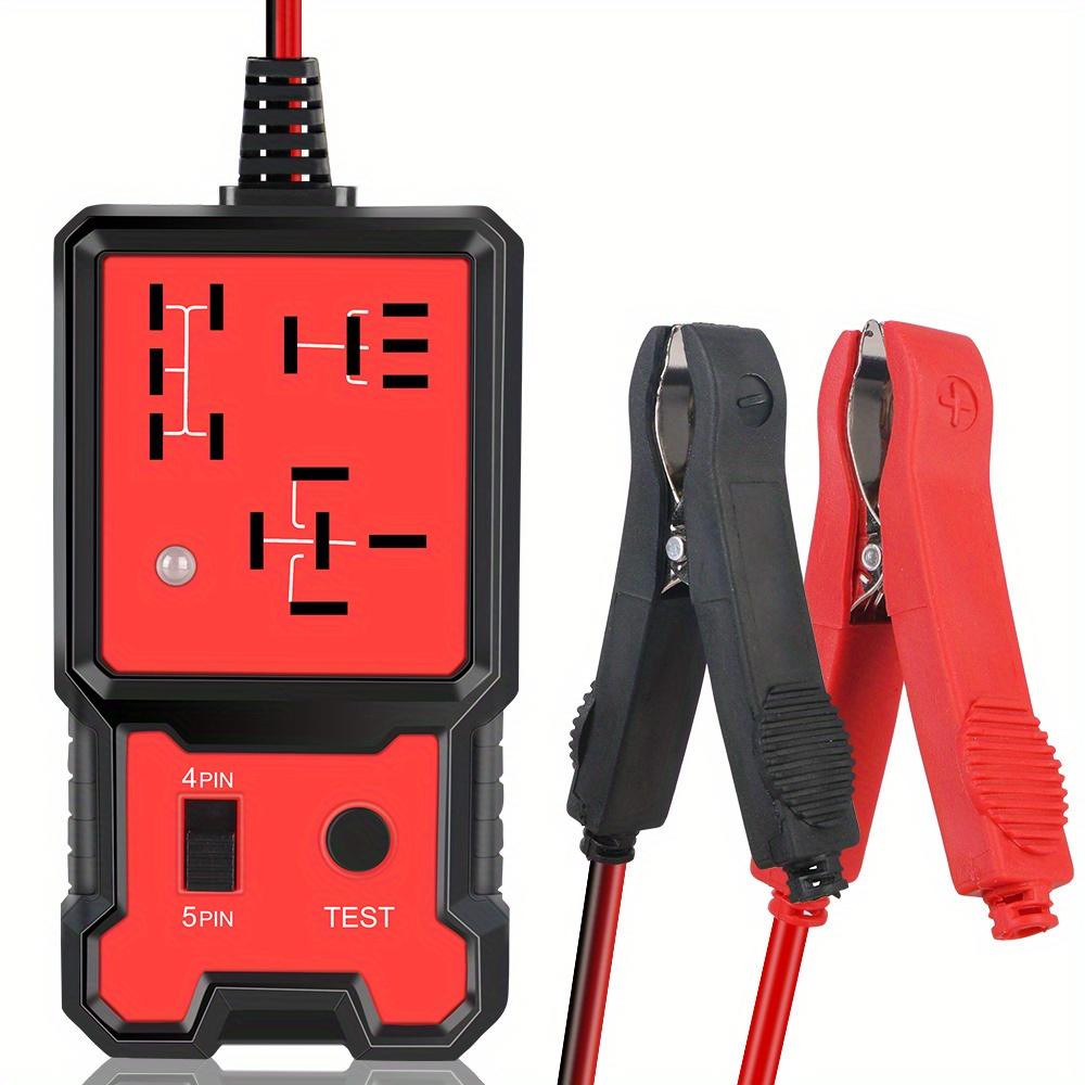 TEMU Car Battery Checker Universal Electronic Relay Tester Car Accessories Voltage Tester Led Indicator Light Car Relay Tester