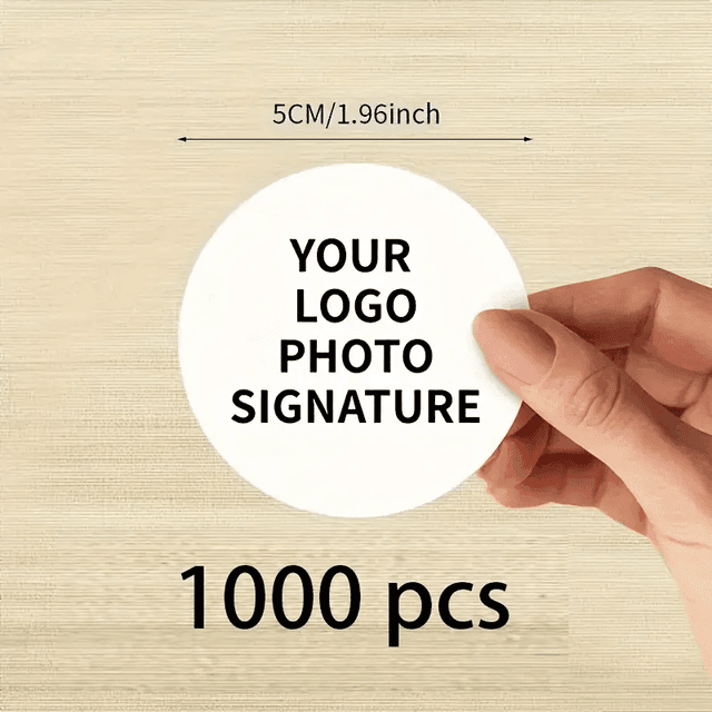 TEMU 500/1000 قطعة من أشرطة الملصقات والملصقات المخصصة، ملصقات مصممة على الورق المتين، أنماط أخرى، مع نص إنجليزي لتعبئة المنتجات، هدايا الزفاف، الحفلات، الهالوين، والكريسماس