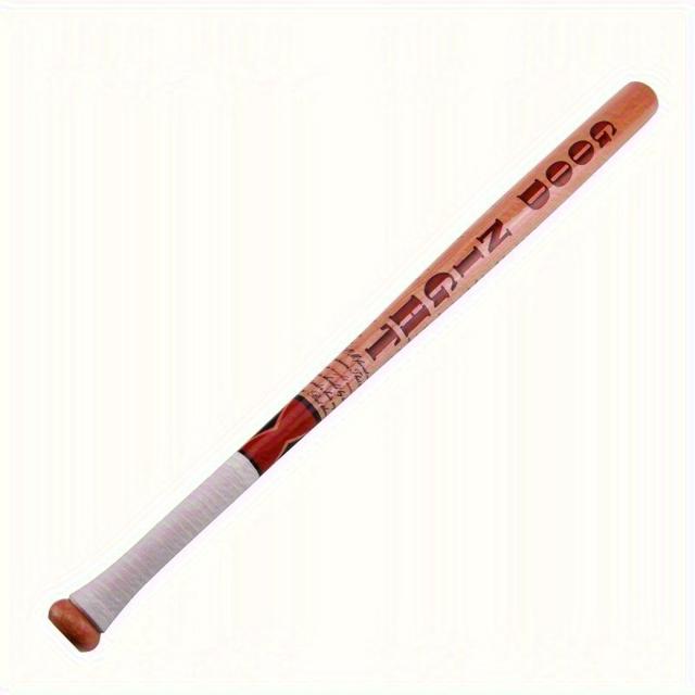 TEMU 1pc Size 32 Inch Wooden Baseball Bat Halloween Cosplay Party Photo Decoration