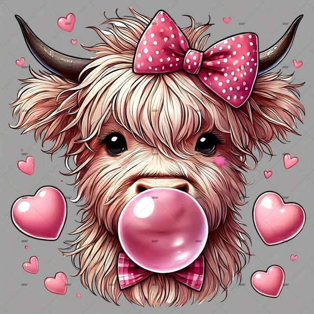 TEMU 1pc Valentine's Day Cute Heart Dress Washable Ironing Hot Transfer Print Suitable For T-shirts, Backpacks, Stickers, Decorations, , Labels, Badges, Logos, Vintage Baseball Caps