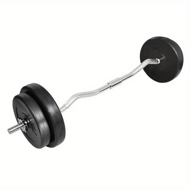 TEMU Dumbbell Set With Bar And Weight Plates 30kg Training Your Chest, Biceps, Arm, Triceps, And Back Muscles.