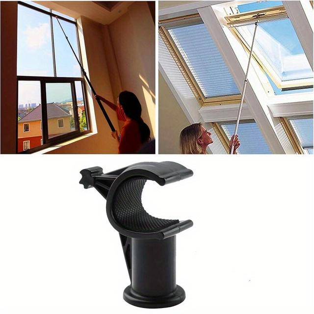 TEMU 1pc Window Hook Replacement Compatible With Telescopic Pole Opener Roof Windows