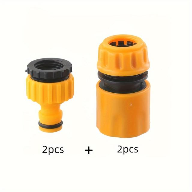 TEMU Garden Irrigation Connector Adapter 4pcs Set