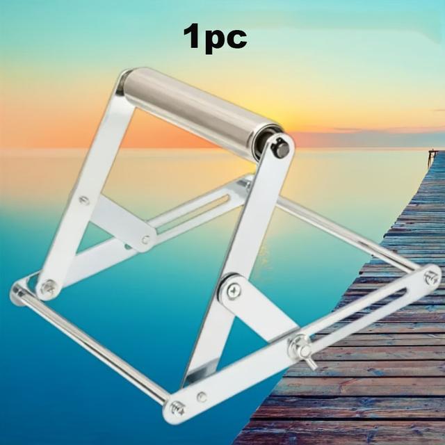 TEMU 헤비듀티 조절 가능한 높이 접이식 작업대 - 접이식 지지대 프레임, 헤비듀티 구조, 긴 스팬 테이블 스탠드 (목공, 테이블톱, CNC 머신, 절단 도구용) - 튼튼한 A-프레임 디자인, 휠 시스템, 공간 절약형 접이식 메커니즘, 수평 지지 랙, 튼튼한 다리 & 부드러운 이동 휠 - DIY 및 전문 작업장에 이상적 (튼튼한 베이스)