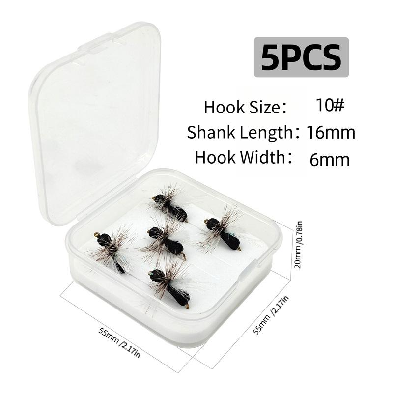TEMU Señuelo de Pesca con Flotante de , Juego de 5 Cebos de Espuma Seca, Señuelo para Pesca en , Artificial de para Trucha y