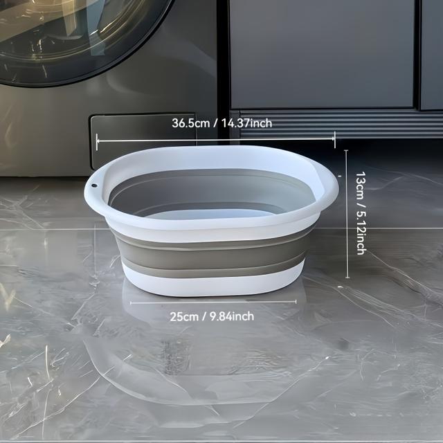 TEMU Foldable Pet Bath Tub In Multiple 36.5cm/14.37inch Colors Ideal For Pet Bathing
