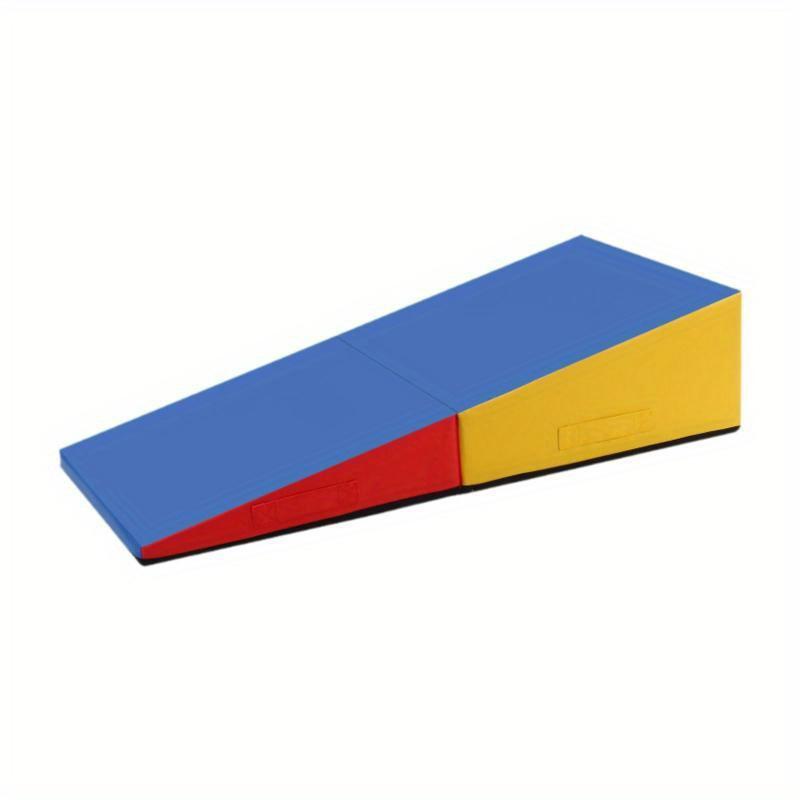 TEMU Gymnastics Mat With Handle Folding Gymnastics Wedge For Sports Exercise Yoga