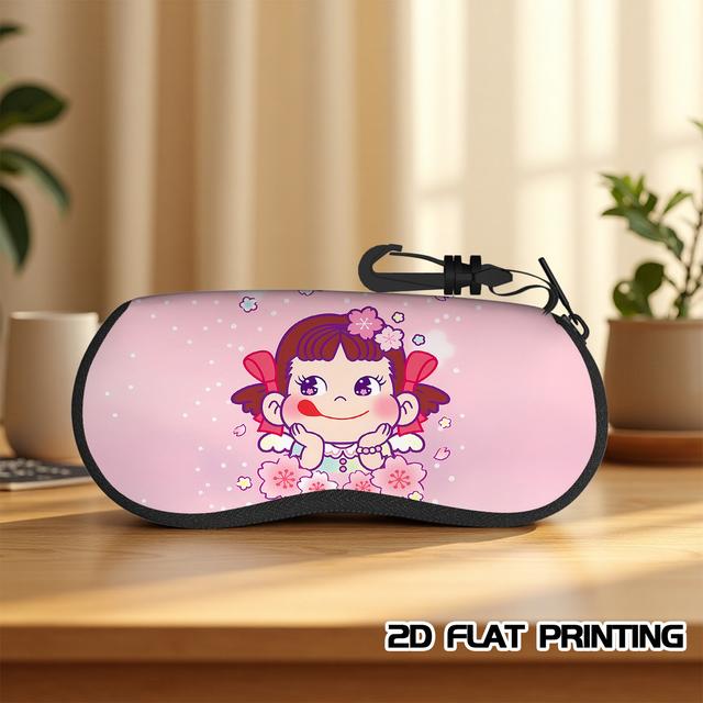 TEMU เคสแว่นตา 2D พิมพ์ลาย ตัวการ์ตูนอนิเมะน่ารัก พิมพ์ลายศิลปะ พร้อมตะขอเกี่ยวแบบพกพา จัดเก็บแว่นตา กระเป๋าสตางค์ หรือของใช้อื่นๆ ได้อย่างมีสไตล์ เหมาะสำหรับทั้งผู้ชายและผู้หญิง