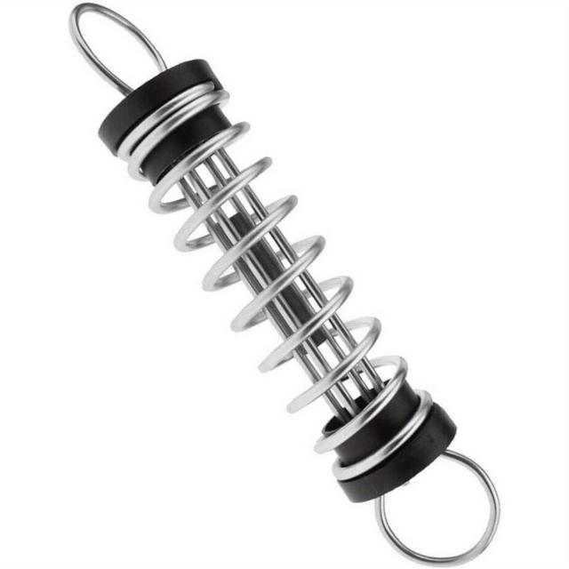 TEMU Aluminum Alloy Boat Mute Shock Absorber, 6mm X 300mm Dock Line Snubber, Mooring Spring Ruck Damper For Secure Boat Anchoring - Durable & Reliable, Handling|ruck |spring Loaded Mechanism