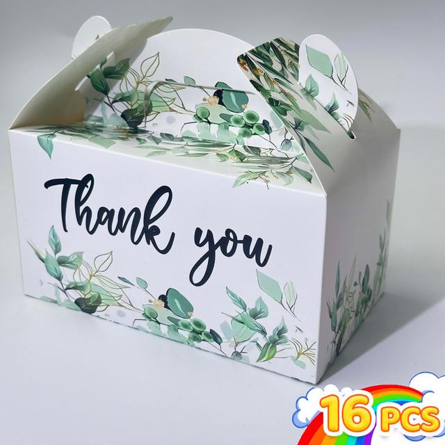 TEMU Set di 16 Scatole Regalo per Feste - Scatola Regalo per , Scatola a Forma di per Piccole Imprese, Scatola Regalo per Feste di Compleanno per Bambini