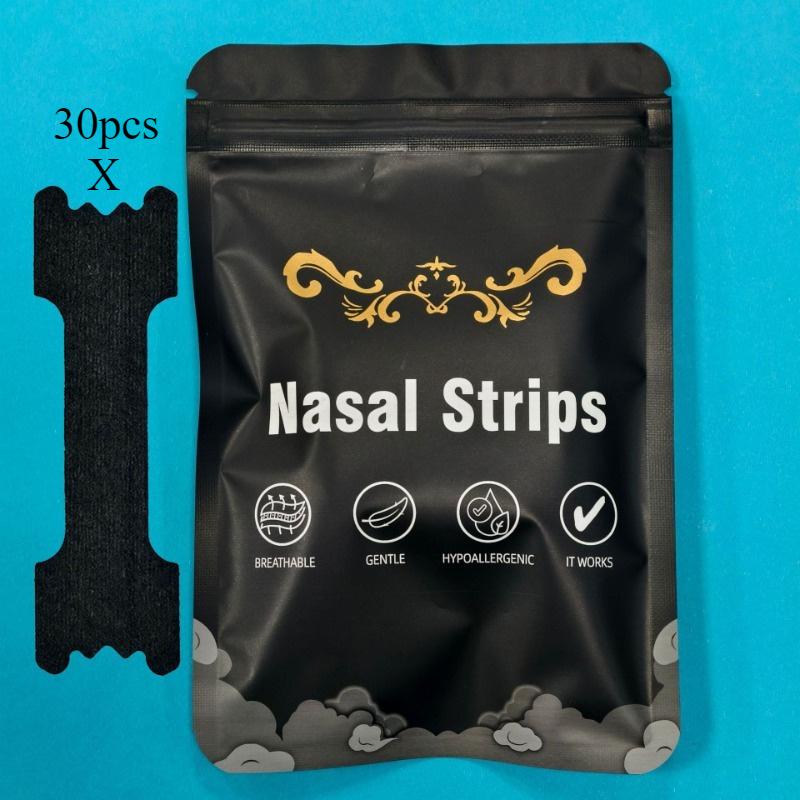 TEMU 30 Pack Sports Nose Patch, Reinforced Adhesive Nose Patch, Comfortable And Breathable Sports Nose Patch, Black Reinforced Universal Type, Making Smoother And More Comfortable All Day Long
