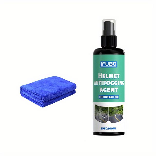 TEMU Motorcycle Helmet , Nano Coating For Visibility, Compatible With All Helmets And Cars, Fog-proof Coating Kit For Glass