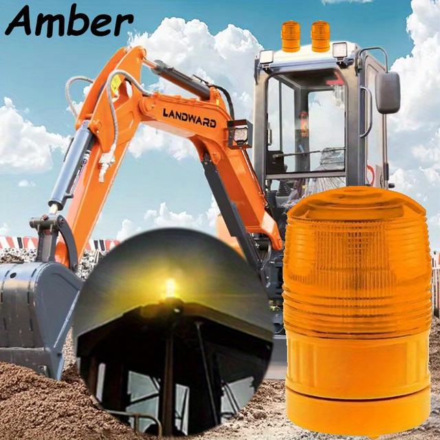 TEMU Car Red Yellow Led Light, Battery-powered Magnetic Safety Light, Vehicle Light, Suitable For Types Of Cars, Such As Sedans,, And , For Installation, Convenient.