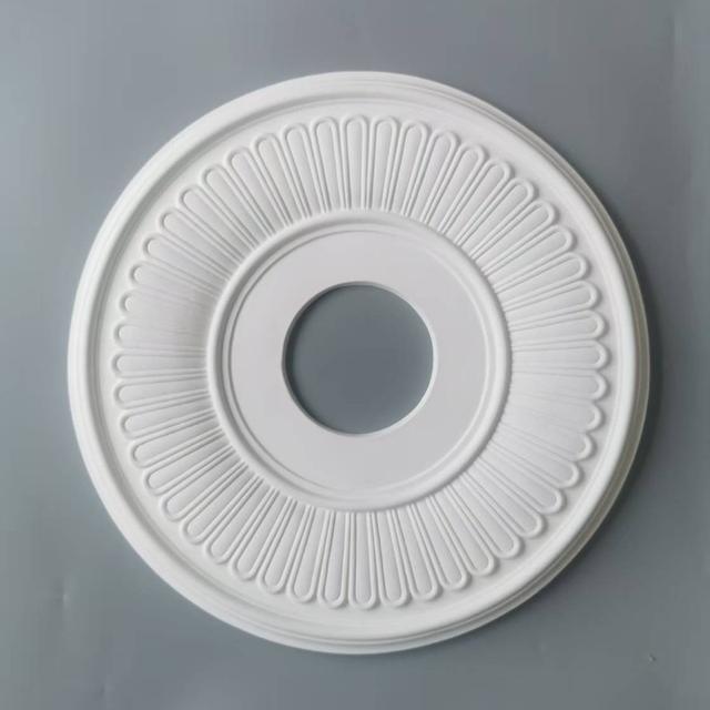 TEMU A Luxurious White Ceiling Medallion, A Decorative Base For The Ceiling, Wall Decor, Suitable For Lighting Fixtures And Ceiling Fans, Adds An To The Home