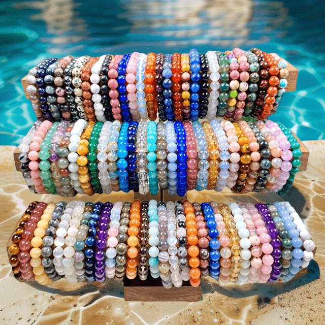 TEMU 10pcs Set Bohemian Style Handmade Beaded Bracelets, Colorful Pattern Beaded Women's Bracelet Set, Suitable For Vacation And Daily Party Wear, Gifts For