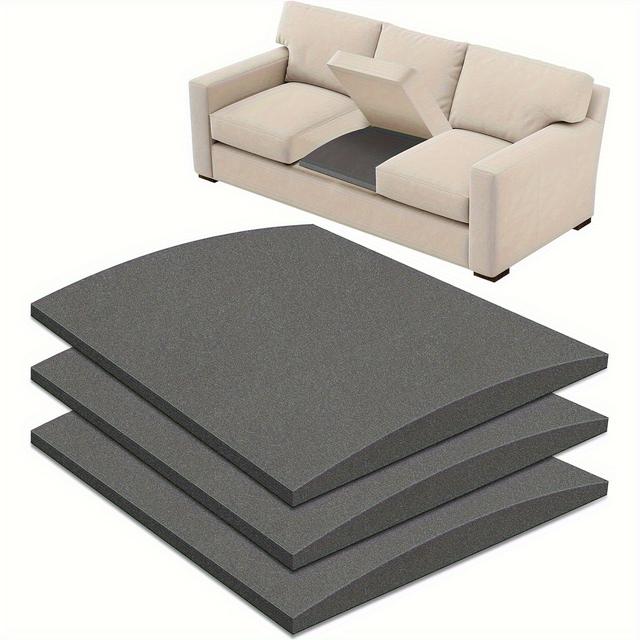 TEMU 1/2/3pcs Sofa Support For Indented Cushion Sofa Support, High-density Foam Under Cushion Repair 50.8cmx 50.8cm Furniture Seat Dimple Repair