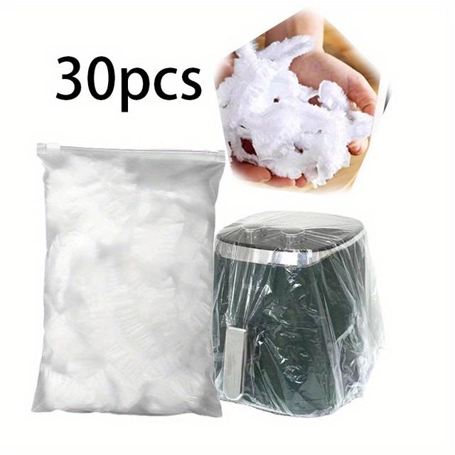 TEMU 30pcs Dust Cover, Durable Pp Plastic, Transparent Protective Sleeve Suitable For Various Furniture, Kitchen Appliances, Home Storage Dust Covers
