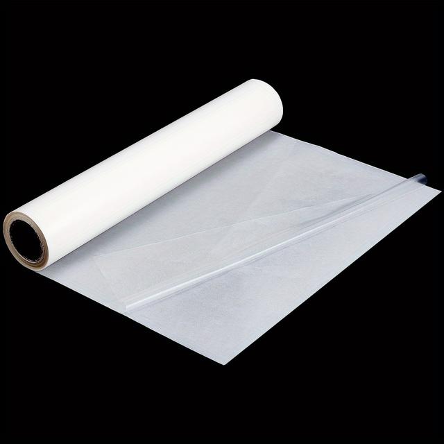 TEMU 1 Roll Double-sided Heat-activated Adhesive Interfacing | White, 35x10cm, No Sewing Required For Clothes, Pants, Dresses, Curtains Repair