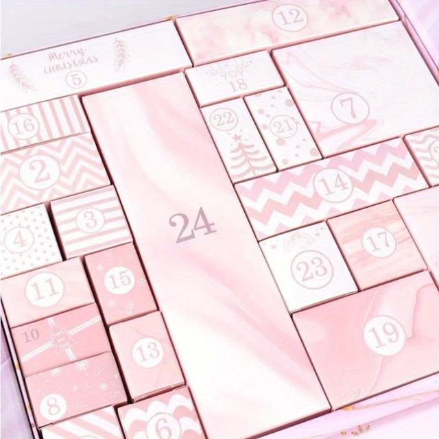 TEMU Calendario de Adviento Plegable Magnético de 24 Días - de Navidad - Calendario de Navideña