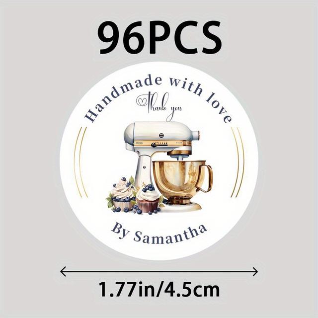 TEMU Autocolantes Personalizados para Sacos de Lembranças de Parabéns, Disponíveis em Conjuntos de 48 ou 96, Com ' ' para Etiquetagem de Envelopes