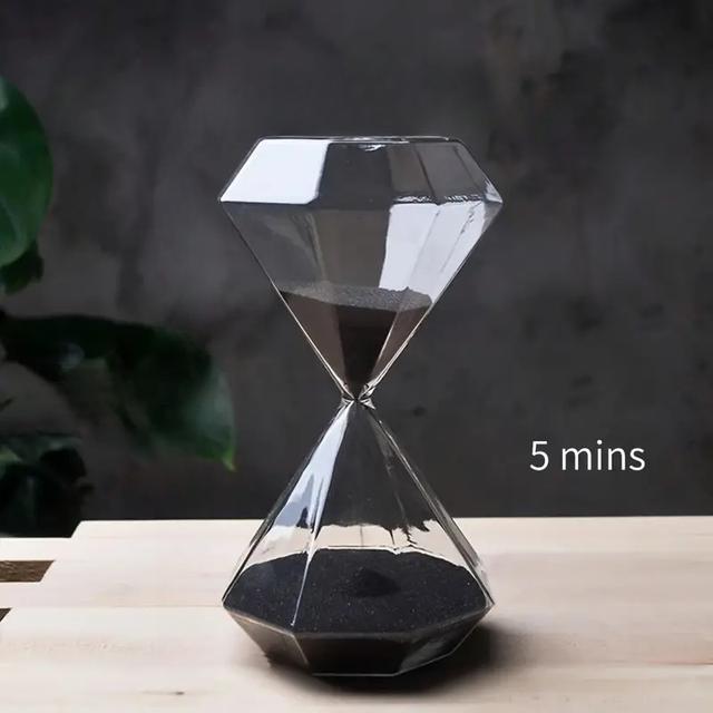 TEMU Timer Diamentowy 5-minutowy, Dekoracje Domowe, Kreatywne Prezenty
