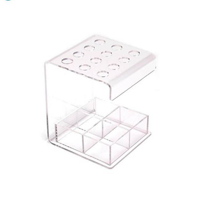 TEMU 12-hole Acrylic Transparent Dispenser Accessory Tool Acrylic Transparent Storage Box Transparent And Tidy Classification Storage Organizer Suitable For 29pcs Festival Gifts