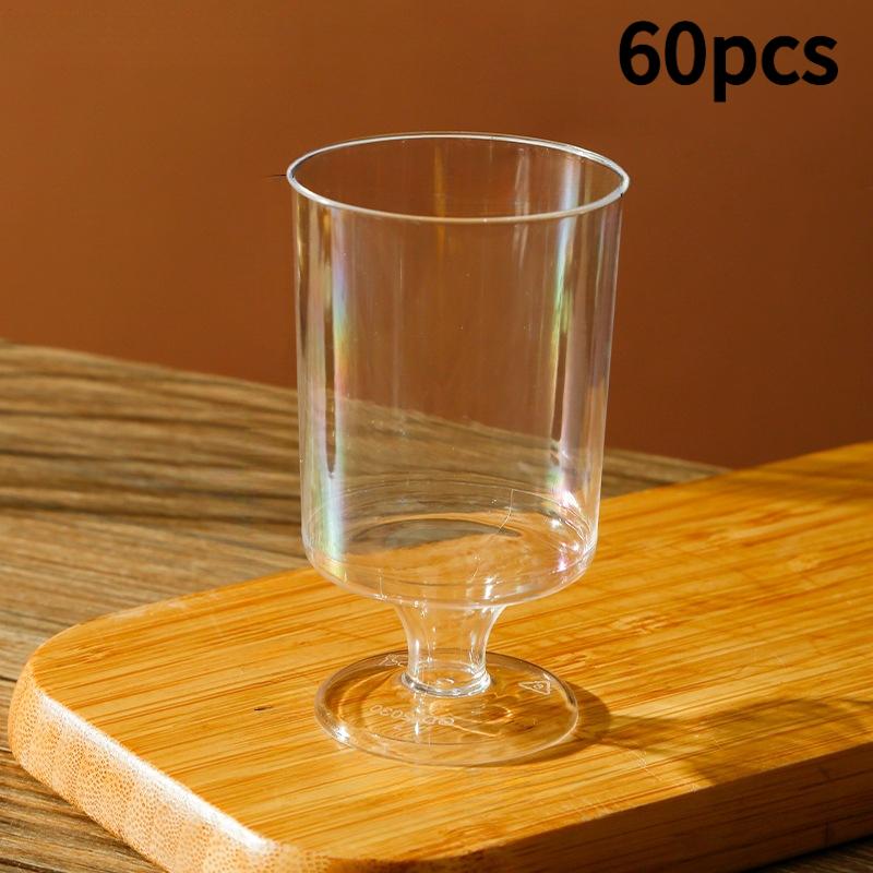 TEMU 20pcs/40pcs/60pcs 120ml/4.06oz Stemmed Dessert Cups | Versatile Cups For Mousse, Pudding, Yogurt & Ice Cream | Perfect For Dessert Displays, , Appetizers & Mini Cocktails