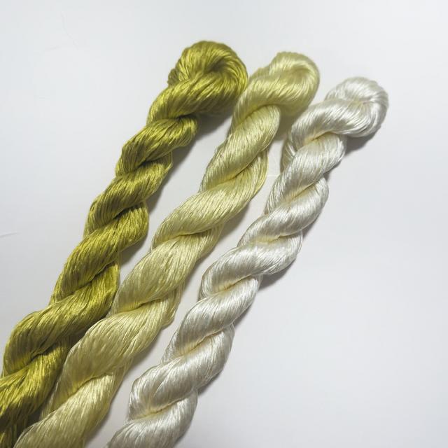 TEMU A Set Of 3 (100 Meters Each) In Soft And Smooth Multi-colored Yarn, Suitable For Hand Embroidery, Sewing, Knitting Projects, Jewelry, And Craft Supplies, With Of 9 Colors