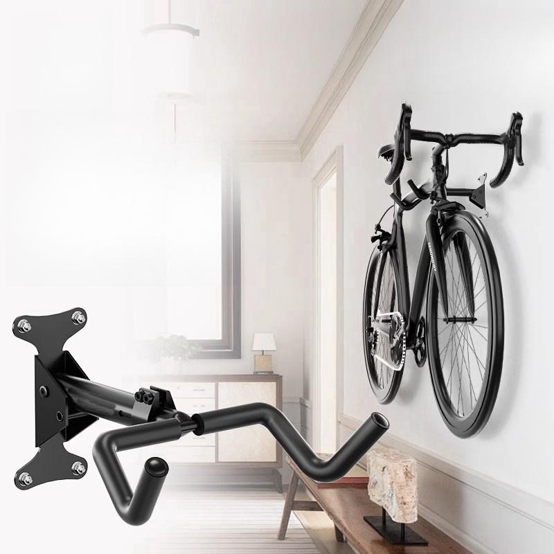 TEMU Mountain Bike Wall Mount - Super Strong Load Capacity, 1 Black