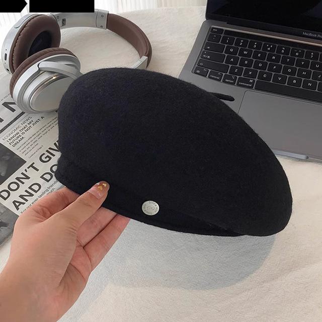 TEMU フェルトベレー帽 - 新作秋冬スタイル。スリムで可愛い帽子、多用途デザイン。トハット