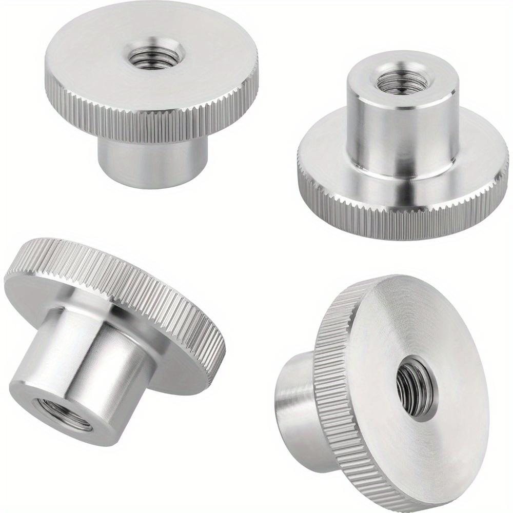 TEMU 4 Riffelmutter DIN 466 Standard M6 Gewinde Edelstahl Befestigungselemente Zusatzteile Industriemaschinen Teile