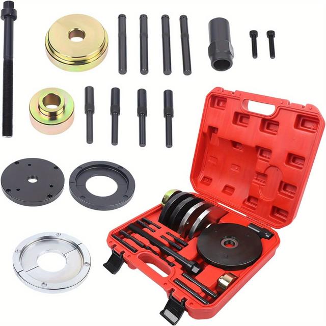TEMU Joyjoye Yiyibyus 82mm Wheel Bearing Tool, Wheel Bearing Installation Kit, Carbon Steel Wheel Puller Tool Set, Extractor For Assembly And Disassembly – New Year Gifts For Family