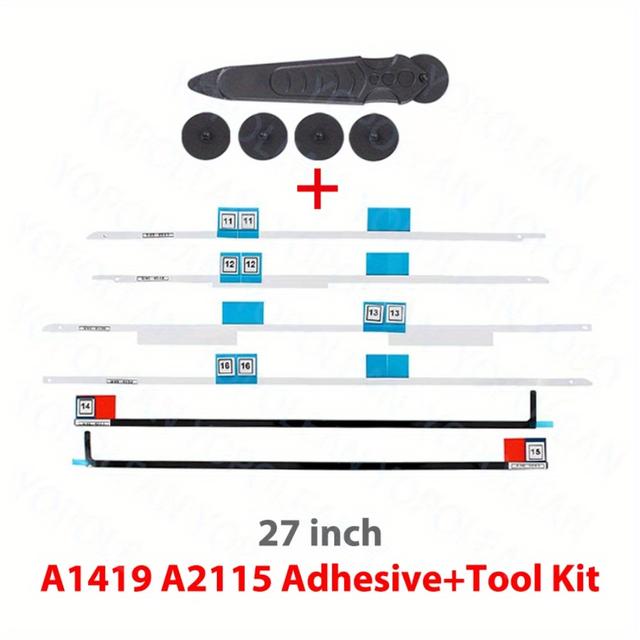 TEMU Neue LCD Display Klebestreifen Aufkleberband für 21.5" 27" A1418 A1419 A2115 A2116 2012 2013 2014 2015 2017 Serie