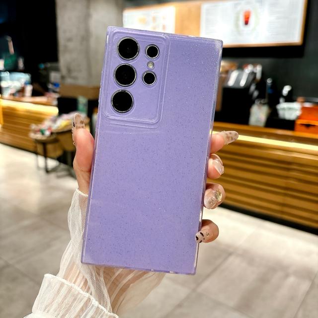 TEMU Estuche de gel para Samsung S24/25, S25 Ultra, S25 Plus, con de cristal de hielo, protección completa y resistente a golpes, para teléfonos inteligentes.