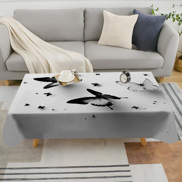 TEMU [1 pz] Tovaglia in poliestere con elementi artistici a forma di e facile da per decorazioni, adatta per sale da , feste, regali di festa, interni ed esterni