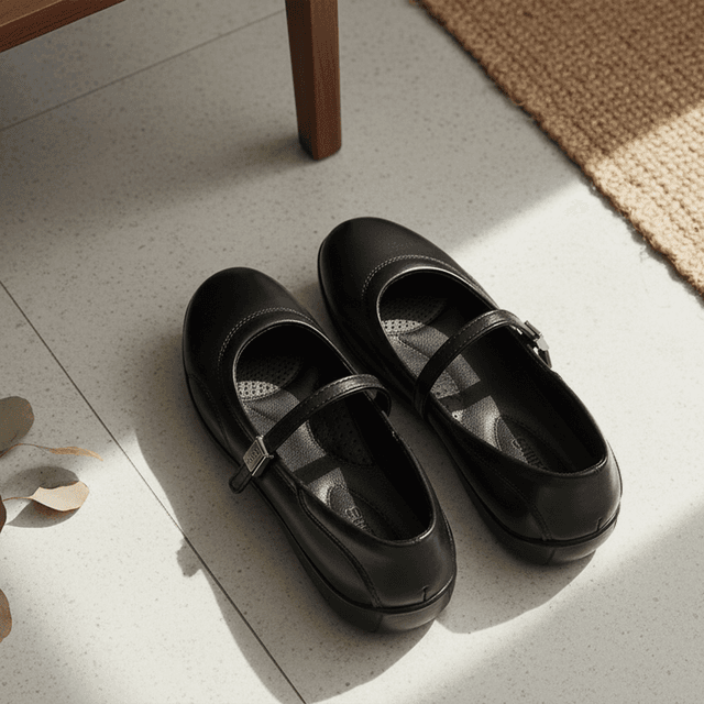TEMU Women's Flats 2025 Commute Footwear Stylish Soft Shoes In Black, Breathable, Non-slip, Durable For, Comfortable For Students, Available In Sizes 34-40, Women Shoes