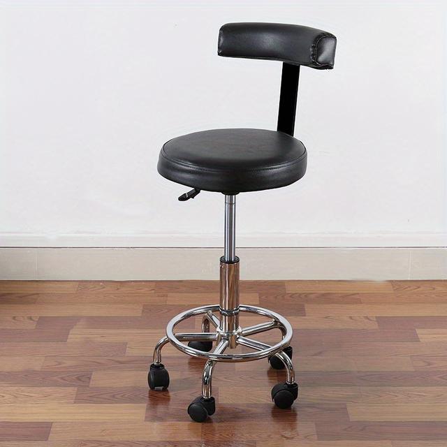 TEMU New Adjustable -salon Stool Massage Lift Hairdressing Swivel Chair Uk