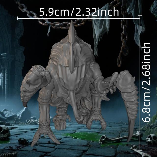 TEMU Unfinished Dnd Miniatures For Tabletop Gaming, Perfect As Halloween And Christmas Presents For And Room Decor