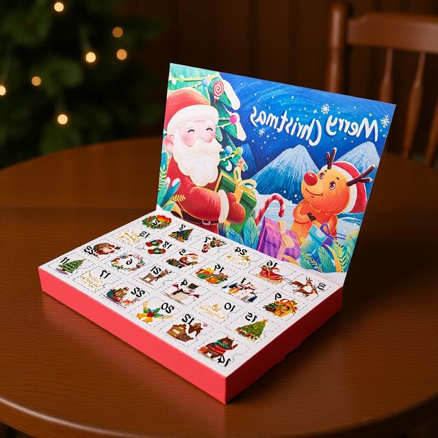 TEMU 2026 Christmas Advent Calendar Puzzle Box For 24 Days - Treat Gift Box To Your Own Christmas Advent Calendar
