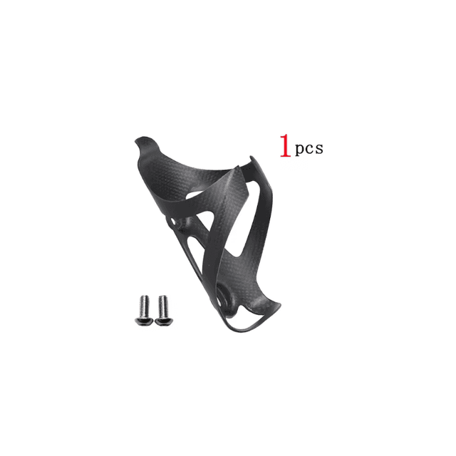 TEMU Portabotellas de Bicicleta de Fibra de Carbono Completo para MTB y Bicicleta de Carretera, Soporte Ultra para Botellas, Equipo de Ciclismo Mate/