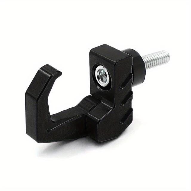 TEMU 1pc Motorcycle Helmet Holder Cnc Aluminum Luggage Bag Hook Holder Hanger Hooks Motorbike Scooter Helmet Bags Gadget Glove Hooks