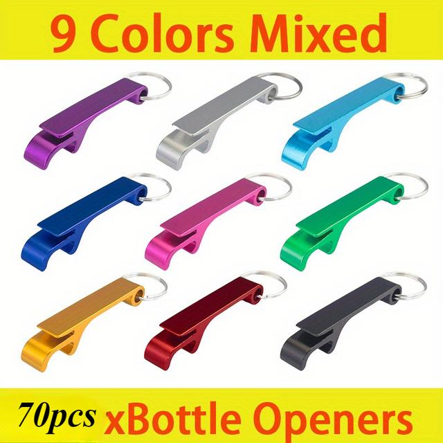 TEMU 70 Stück Metall Flaschenöffner Schlüsselanhänger - Perfekte Hochzeitsgeschenke & Gastgeschenke für Bier, Limonade & Getränke