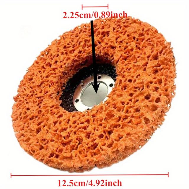 TEMU Designed For , Cleans, Removes Paint, Rust, And Weld Oxidation Layers-5-inch Strip Disc Wheel